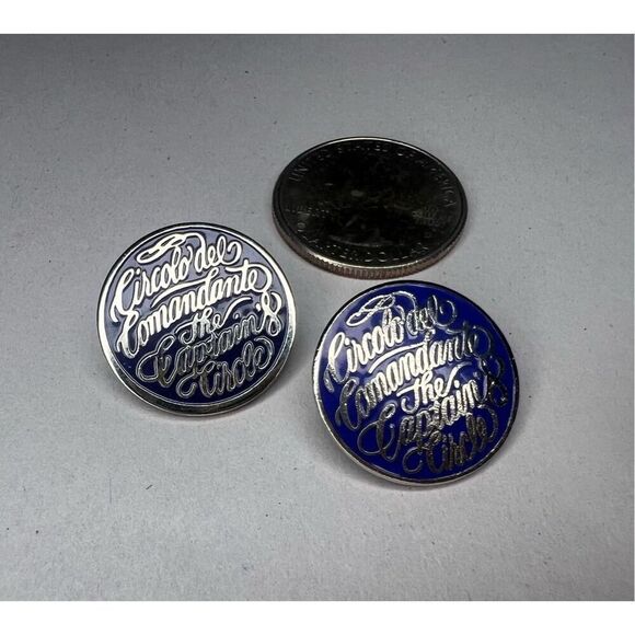 Princess Cruises Lot of 4 Lapel Pins The Captain’s Circle Pinbacks - Picture 4 of 5